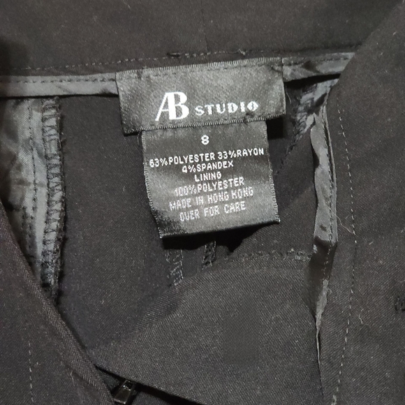 AB Studio Black Trousers - Picture 3 of 3